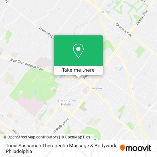 Tricia Sassaman Therapeutic Massage & Bodywork map