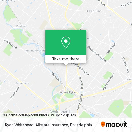 Ryan Whitehead: Allstate Insurance map