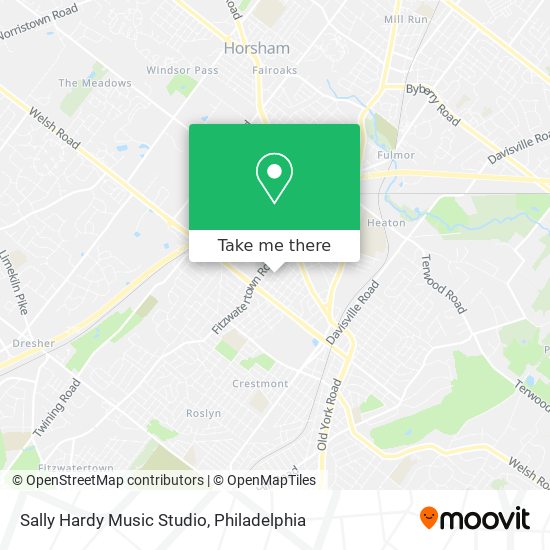 Sally Hardy Music Studio map