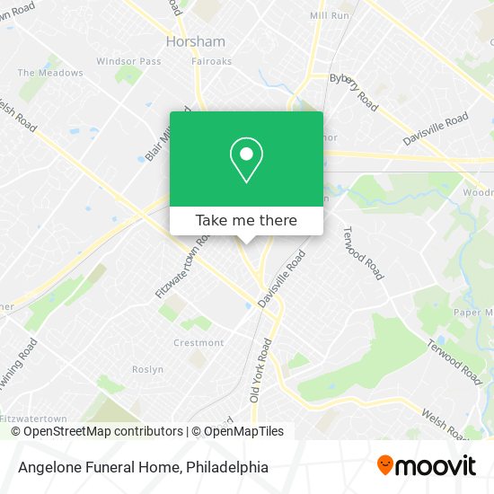 Angelone Funeral Home map