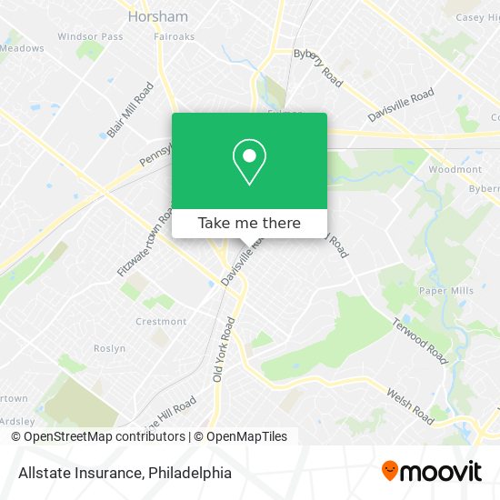 Mapa de Allstate Insurance