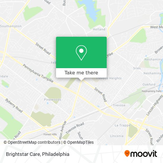 Brightstar Care map