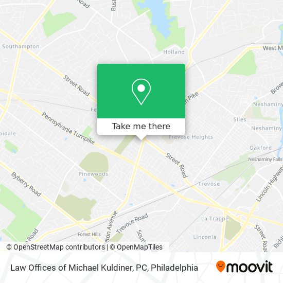 Mapa de Law Offices of Michael Kuldiner, PC