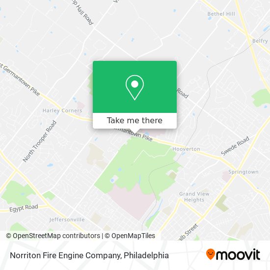 Norriton Fire Engine Company map