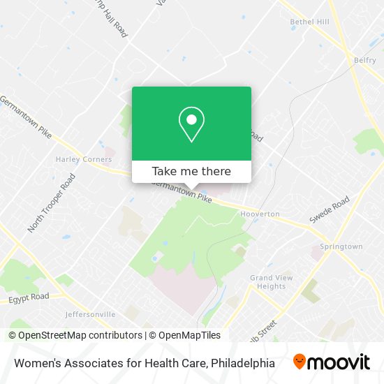 Mapa de Women's Associates for Health Care