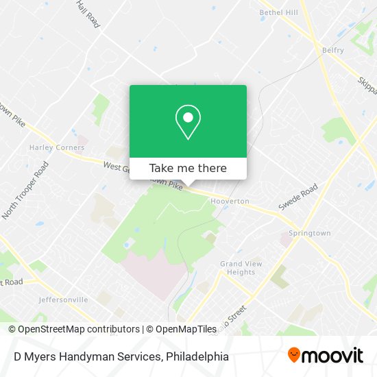 D Myers Handyman Services map