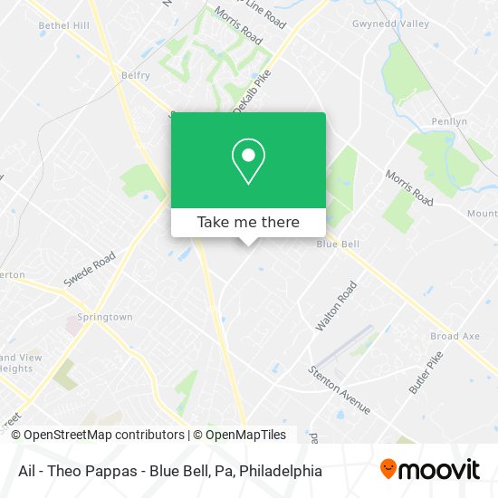 Ail - Theo Pappas - Blue Bell, Pa map