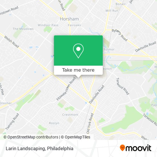 Larin Landscaping map