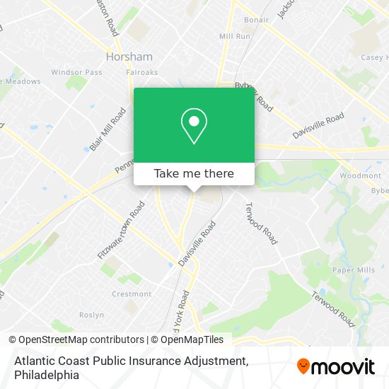 Atlantic Coast Public Insurance Adjustment map