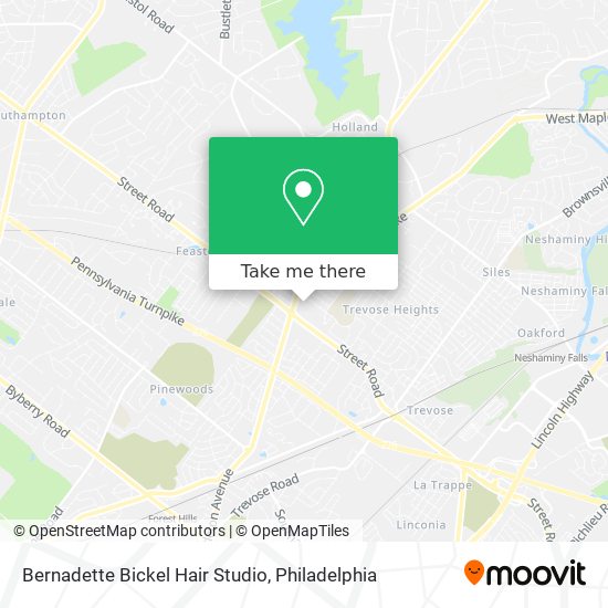 Bernadette Bickel Hair Studio map