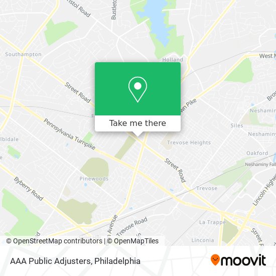 AAA Public Adjusters map