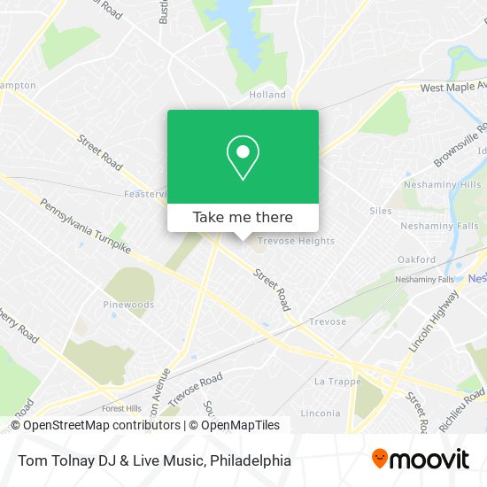 Tom Tolnay DJ & Live Music map