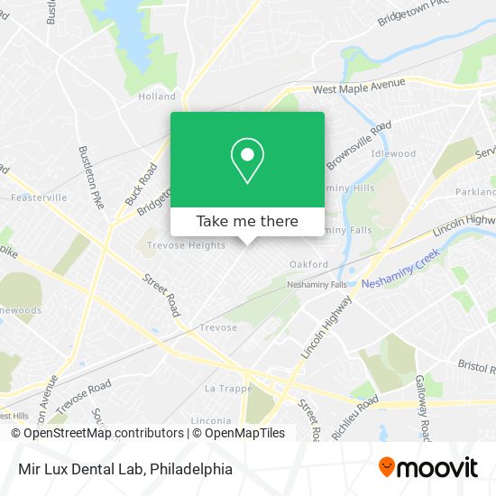 Mir Lux Dental Lab map