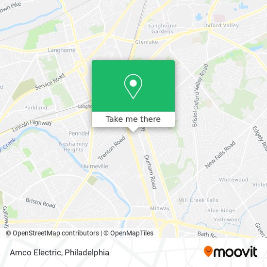 Amco Electric map