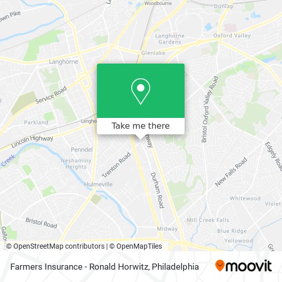 Farmers Insurance - Ronald Horwitz map