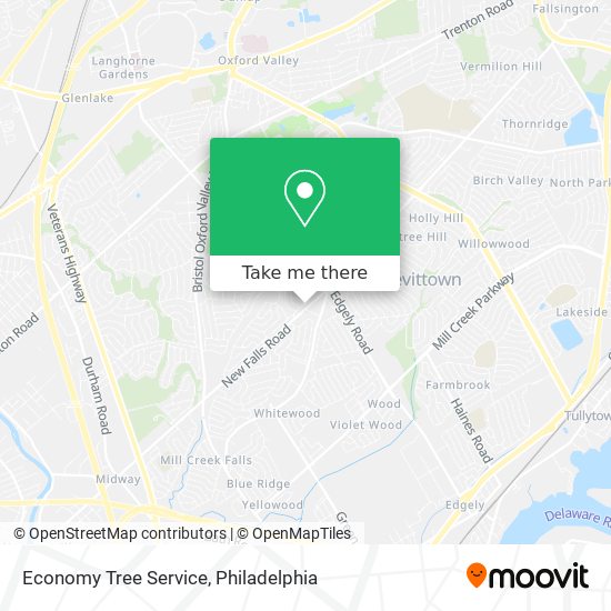 Economy Tree Service map