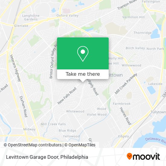 Mapa de Levittown Garage Door