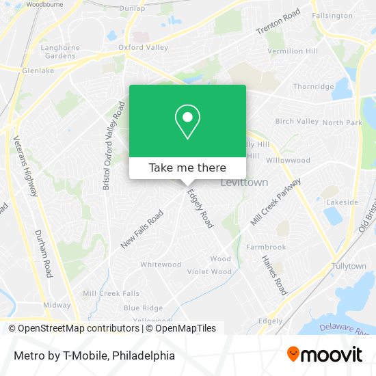 Metro by T-Mobile map