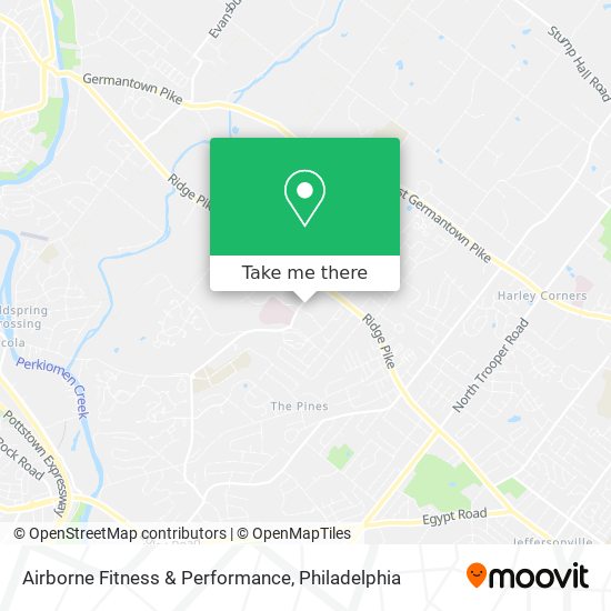 Airborne Fitness & Performance map