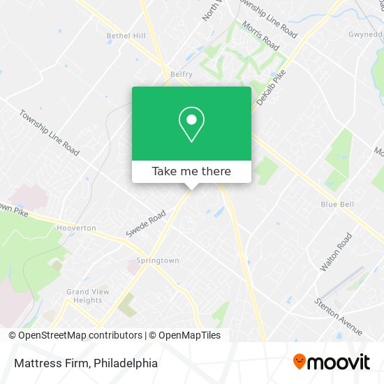 Mapa de Mattress Firm