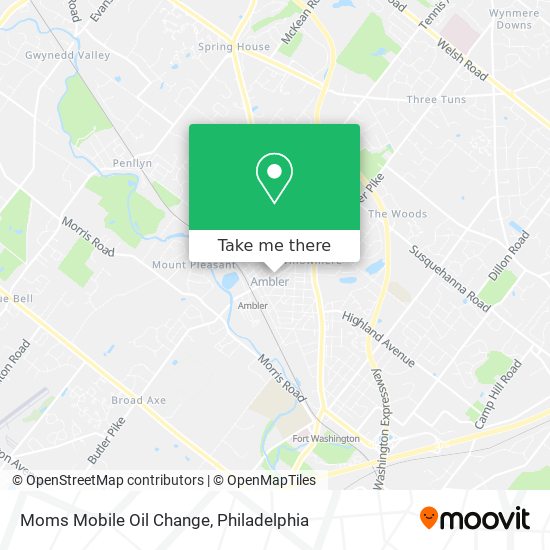 Moms Mobile Oil Change map