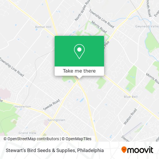 Mapa de Stewart's Bird Seeds & Supplies