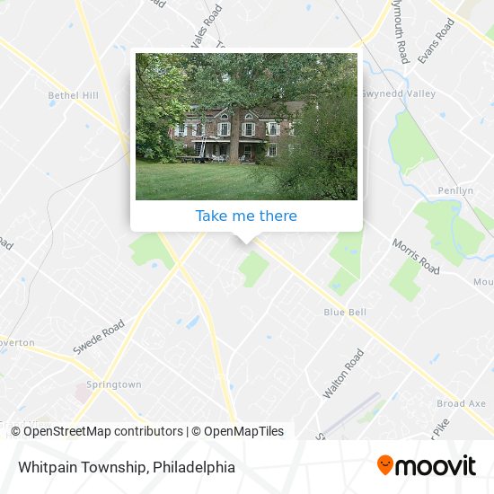 Whitpain Township map
