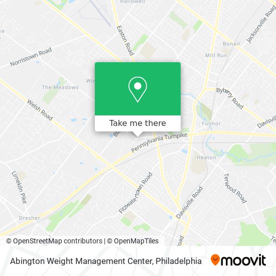 Abington Weight Management Center map