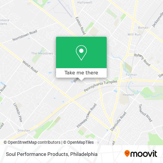 Soul Performance Products map