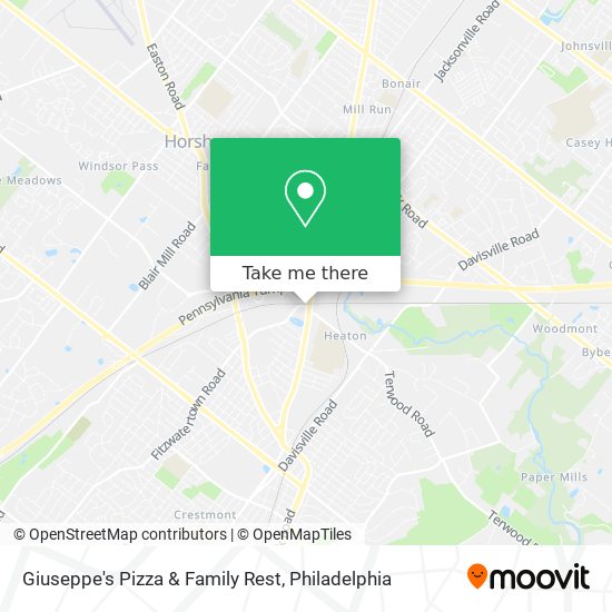 Mapa de Giuseppe's Pizza & Family Rest