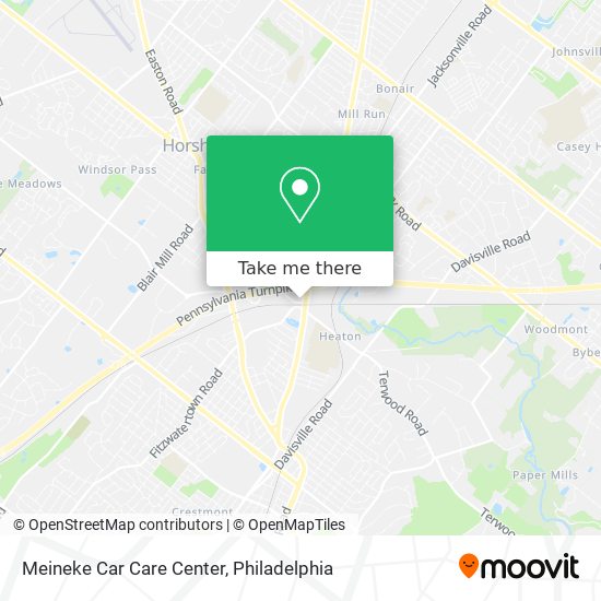 Mapa de Meineke Car Care Center