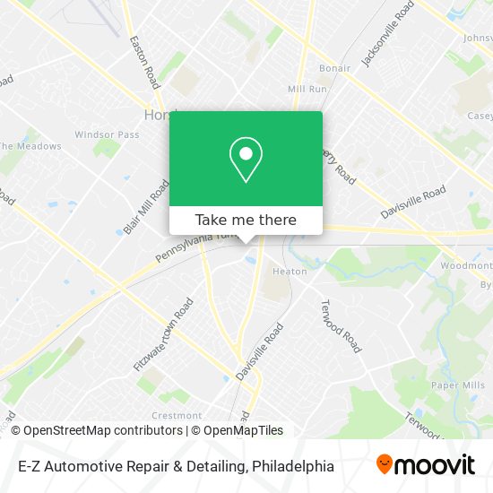 E-Z Automotive Repair & Detailing map