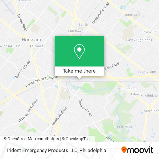 Trident Emergency Products LLC map