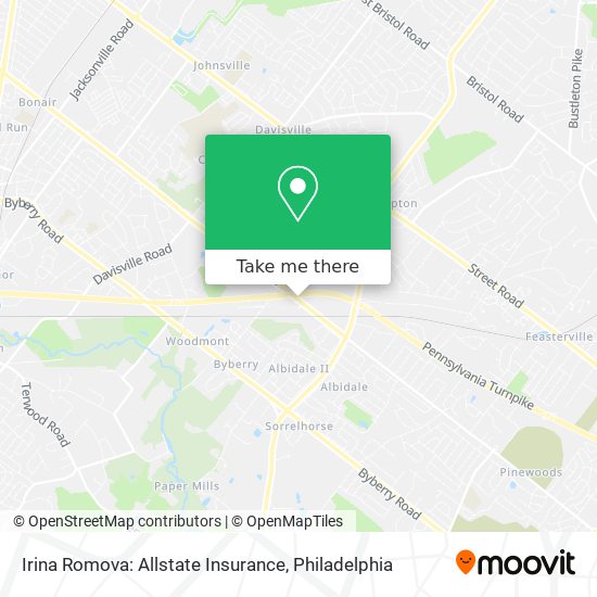 Mapa de Irina Romova: Allstate Insurance