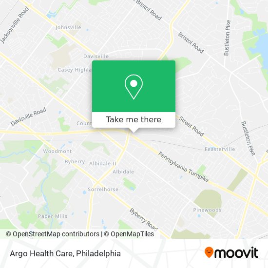Argo Health Care map