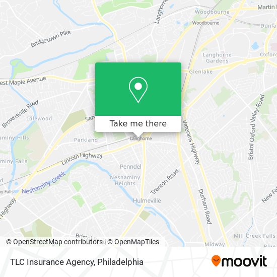 Mapa de TLC Insurance Agency