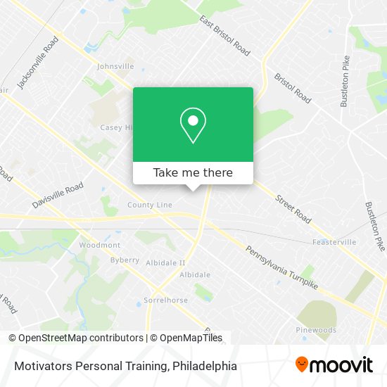 Motivators Personal Training map