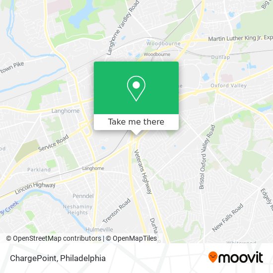 ChargePoint map