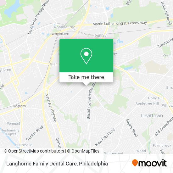 Mapa de Langhorne Family Dental Care