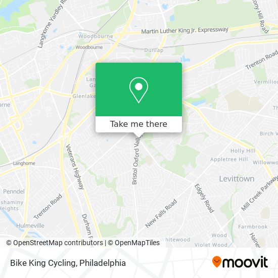 Bike King Cycling map