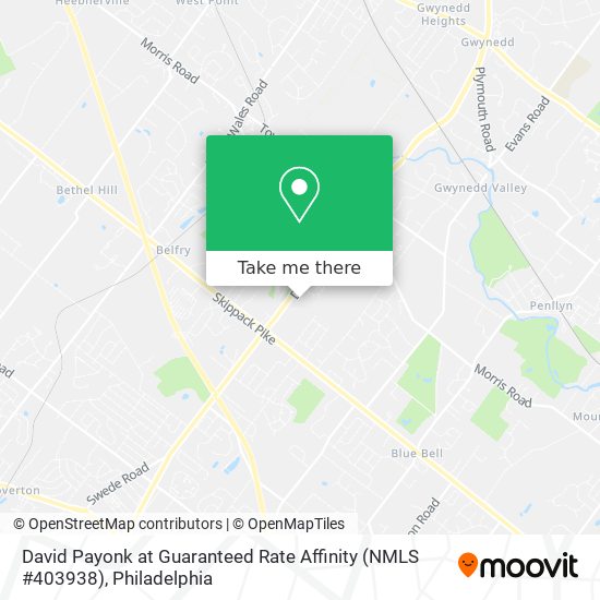 David Payonk at Guaranteed Rate Affinity (NMLS #403938) map