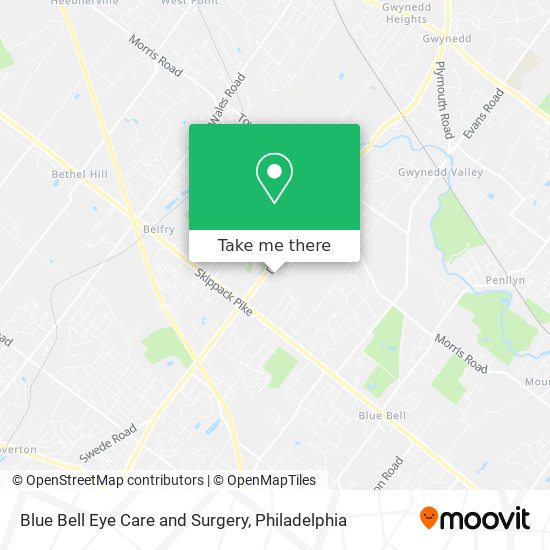 Blue Bell Eye Care and Surgery map