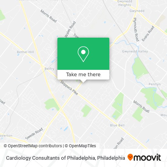 Mapa de Cardiology Consultants of Philadelphia