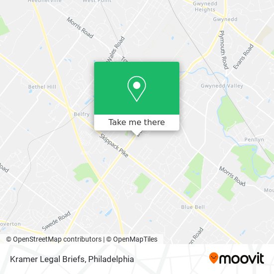 Kramer Legal Briefs map