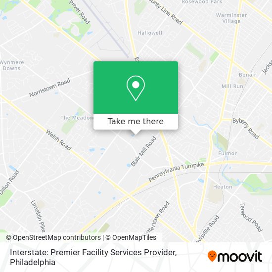 Interstate: Premier Facility Services Provider map