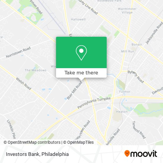 Investors Bank map