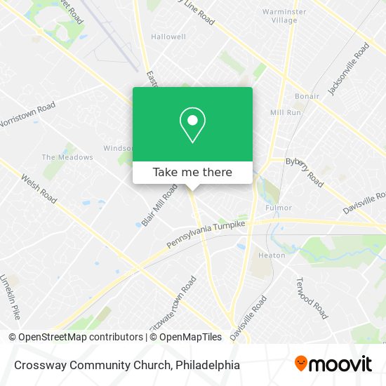 Mapa de Crossway Community Church