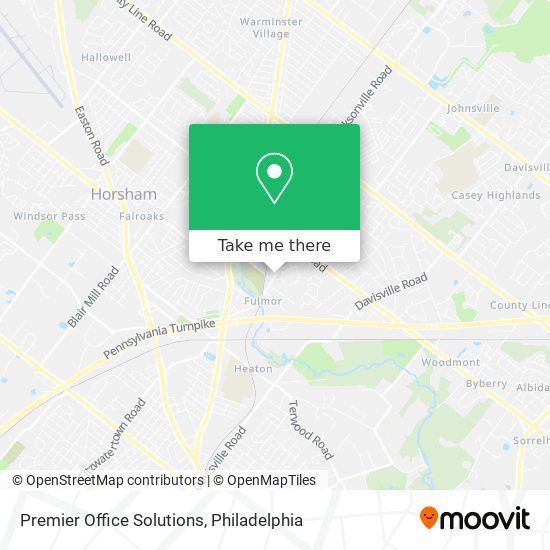 Premier Office Solutions map