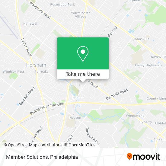 Member Solutions map