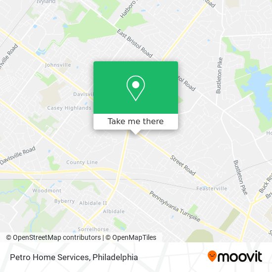 Petro Home Services map